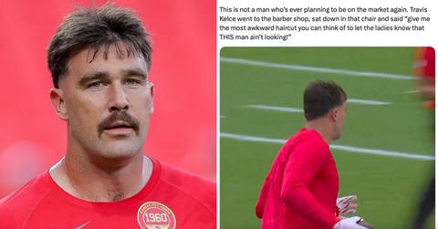 travis kelce haircut memes