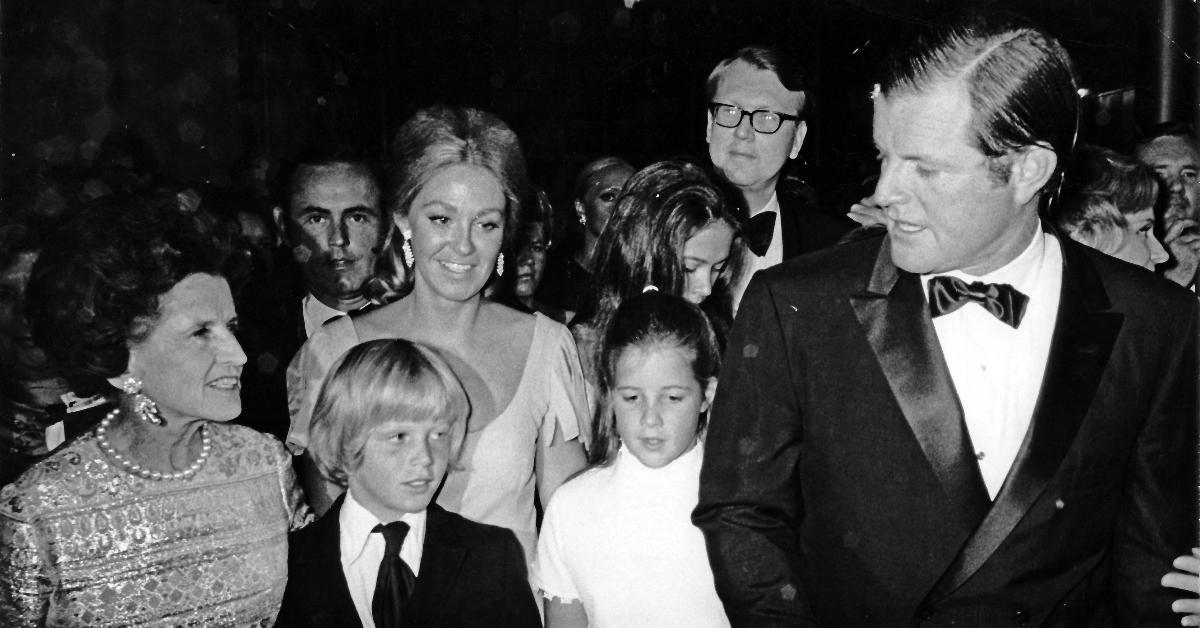 From left to right: Mrs. Rose Kennedy, Edward M. Kennedy, Jr., Mrs. Joan Kennedy, Kara Anne Kennedy, and Senator Kennedy
