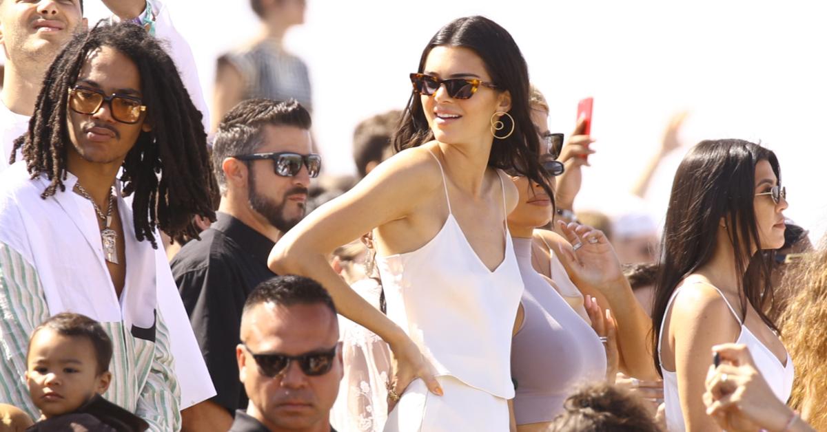 Luka Sabbat, Kendall Jenner, and Kourtney Kardashian at Coachella