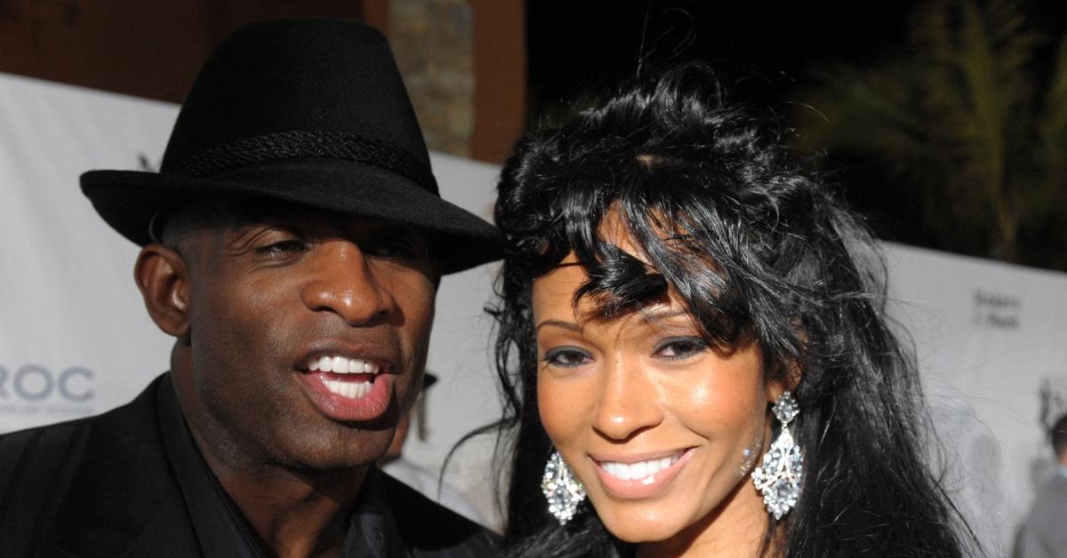 (l-r): Deion Sanders and Pilar Sanders