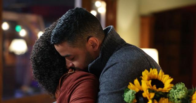 (l-r): Alexis Floyd as Simone and Will Martinez as Trey 'Grey's Anatomy'