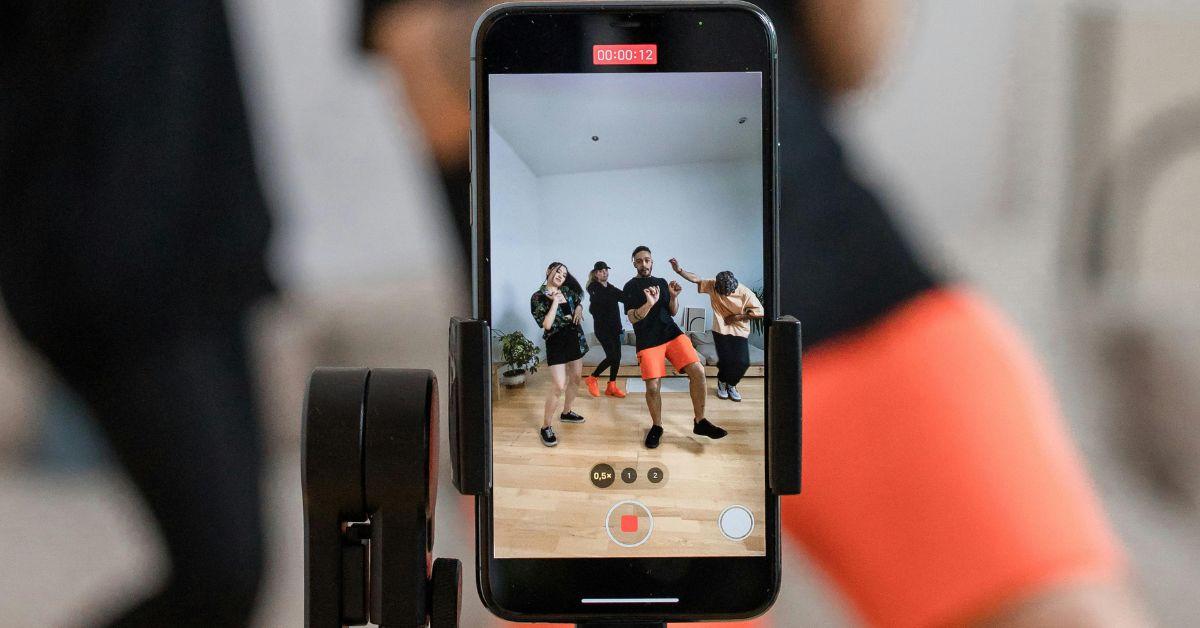 People Filming a TikTok Video