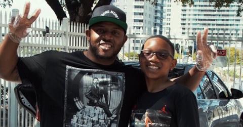 Mack Maine with his son Zeke.