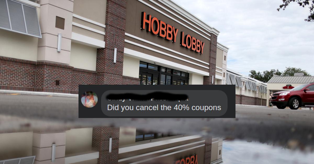 Hobby Lobby To End Their 40 Percent Off Coupon