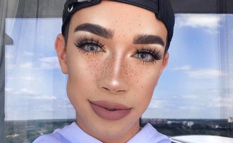James Charles at the height of his brow blindness