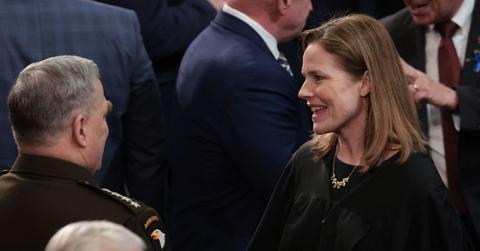 Amy Coney Barrett at the State of the Union in 20220.