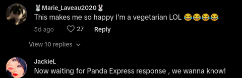 Woman Records Kid's Panda Express Chicken "Making Sounds"