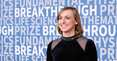Olympic swimmer Katie Ledecky attends the 2018 Breakthrough Prize at NASA Ames Research Center.