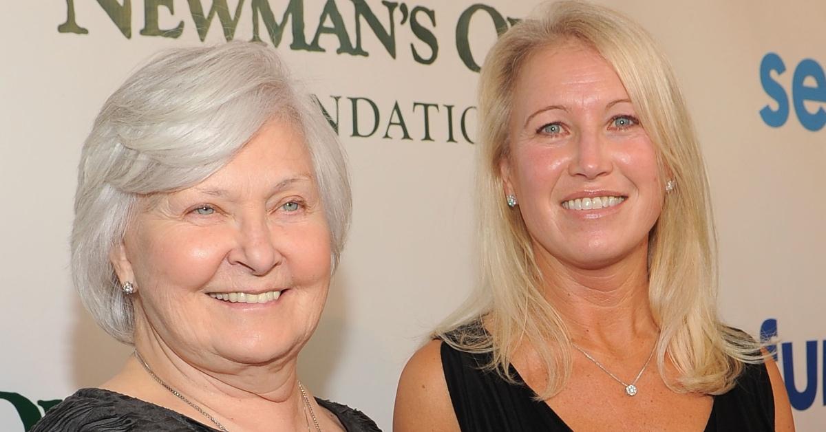 Joanne Woodward and daughter Claire Newman.