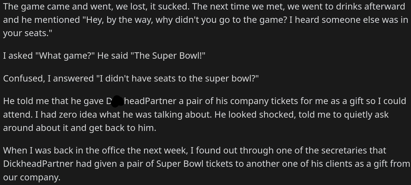 super bowl tickets revenge