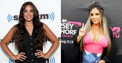 'Jersey Shore: Family Vacation': Sammi "Sweetheart" Giancola and Nicole "Snooki" Polizzi posing on red carpets.