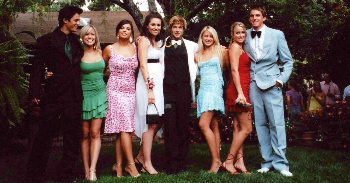 The original cast of 'Laguna Beach' when they were in high school.