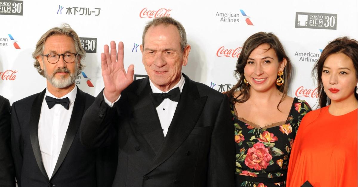 Tommy Lee Jone, Victoria Jones, and others on the red carpet