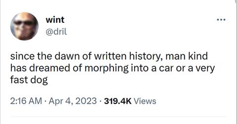 Recent tweet from dril