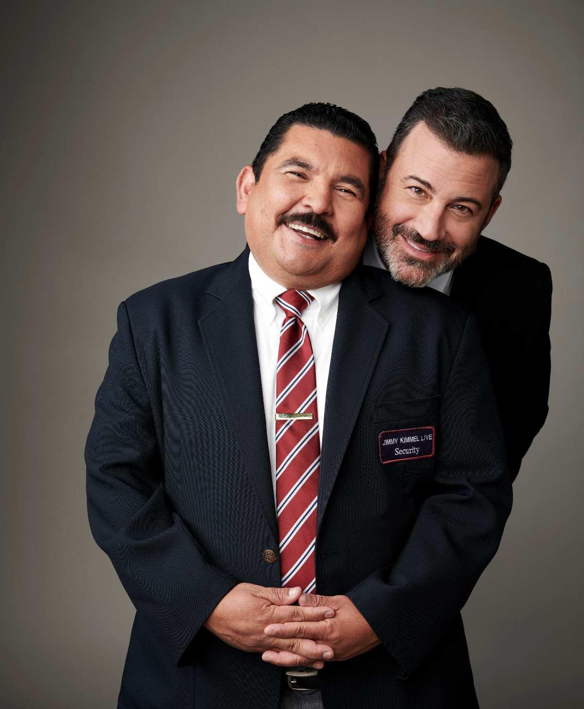 Guillermo Rodriguez and Jimmy Kimmel