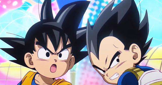 Kid Goku and Kid Vegeta in 'Dragon Ball Daima'.
