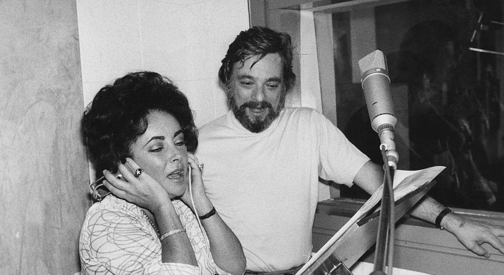 Sondheim and Elizabeth Taylor