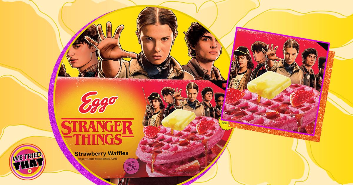 Stranger Things Breakfast We Tried That: Eggo x 'Stranger Things' Strawberry Waffles