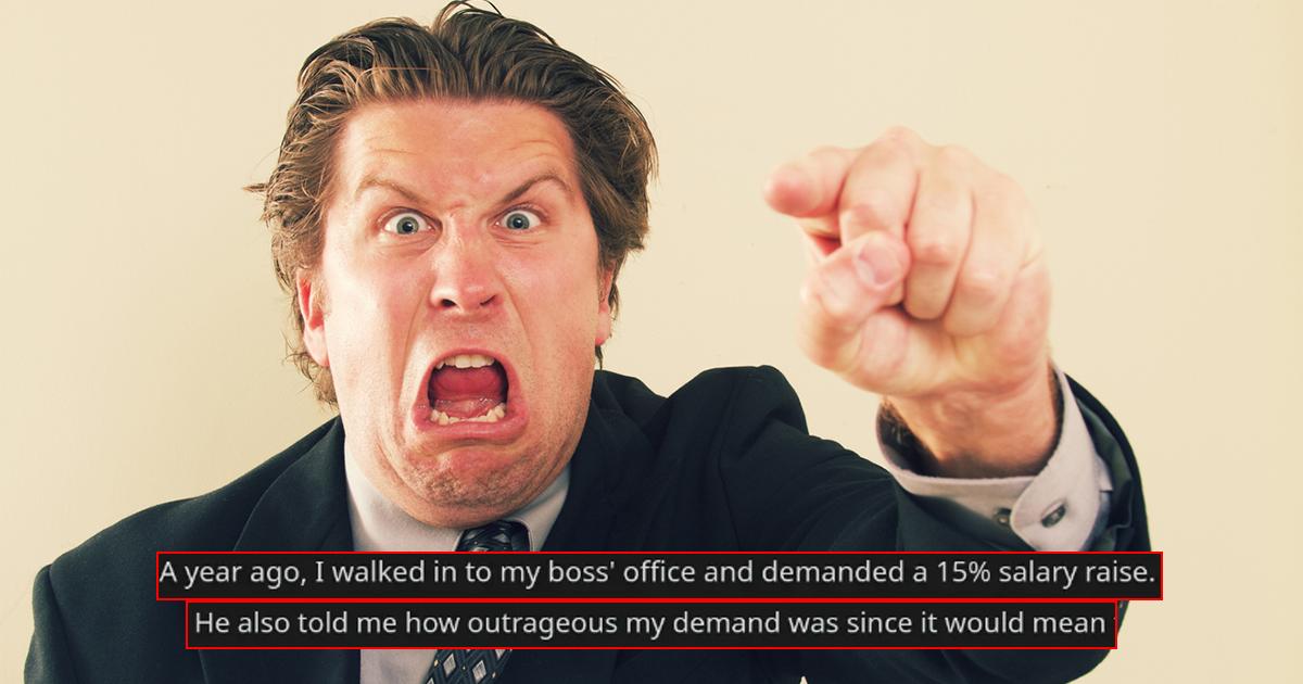 Man Denied 15% Pay Raise Gets "Revenge" on Boss by Getting Entire Department to Leave
