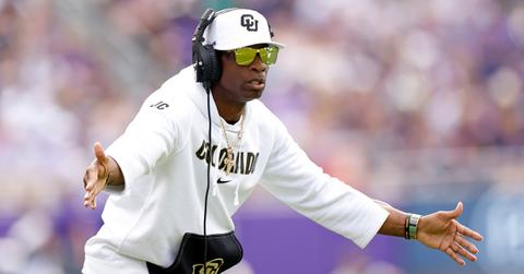Deion Sanders at Colorado vs. TCU