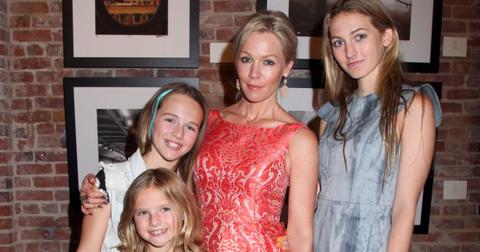 Actor Jennie Garth and her three daughters, Lola Ray, Luca Bella, and Fiona Eve Facinelli in 2014
