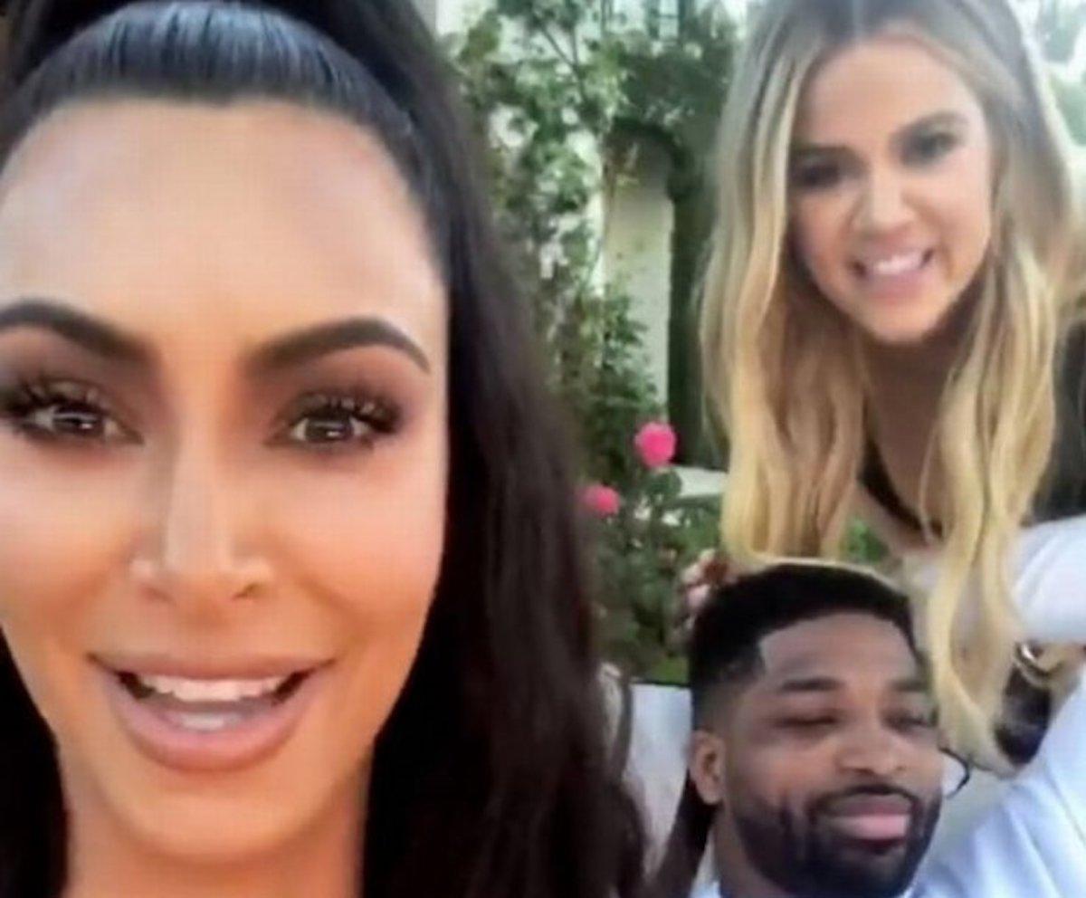 kim kardashian tristan thompson