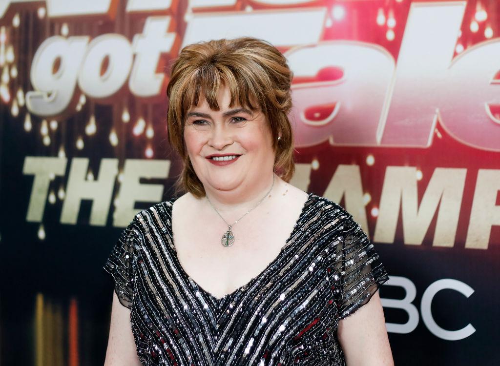 Susan Boyle on the America's Got Talent red carpet.