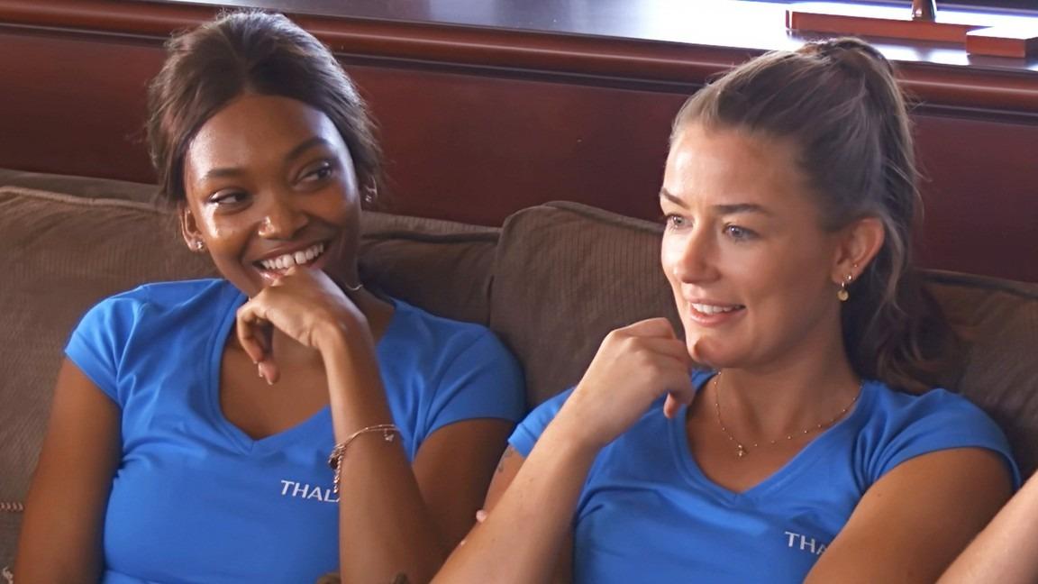 Tumi and Aesha from 'Below Deck Down Under'