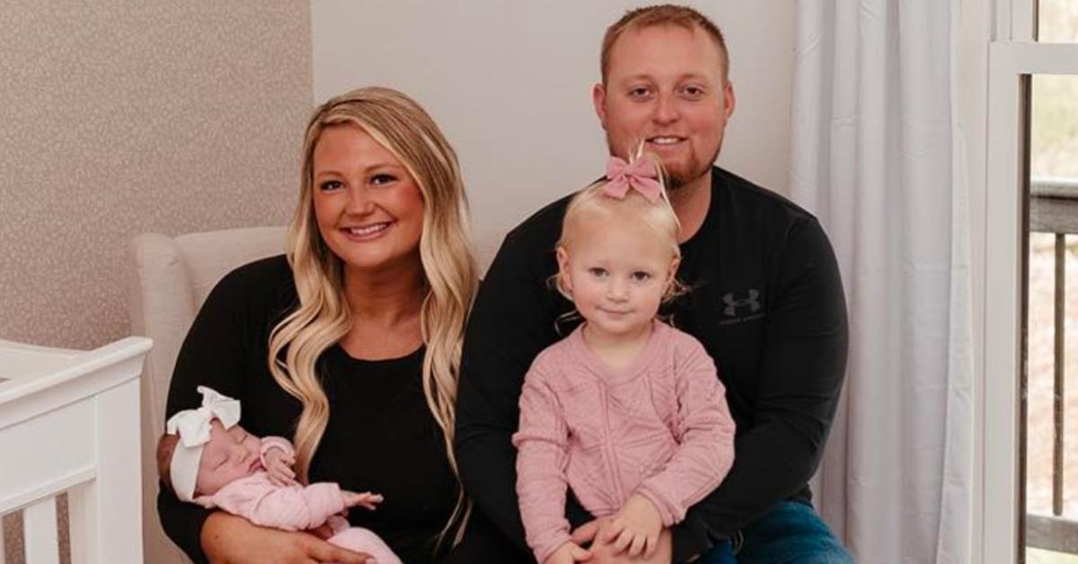 Kyle Ferree (R), his wife Hunter (L), and their two children