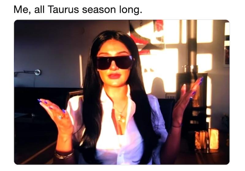 taurus season meme