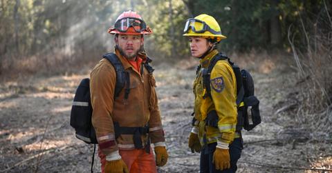 Bode (Max Thieriot) and Gabriela (Stephanie Arcila) in Episode 20 of 'Fire Country'