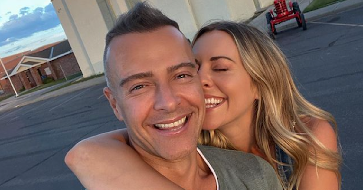 Joey Lawrence and fiancée Samantha Cope