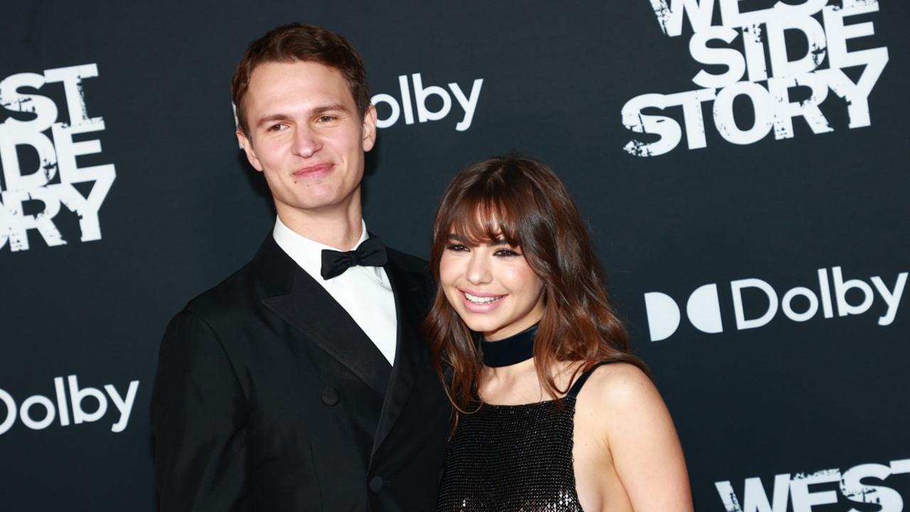 Ansel Elgort and Violetta Komyshan