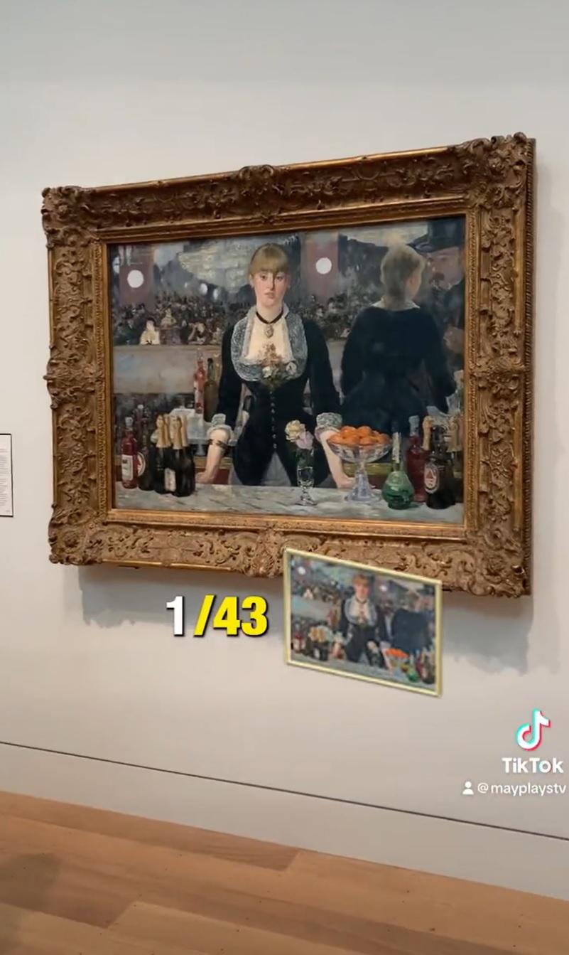 The first painting May went to visit in real life.