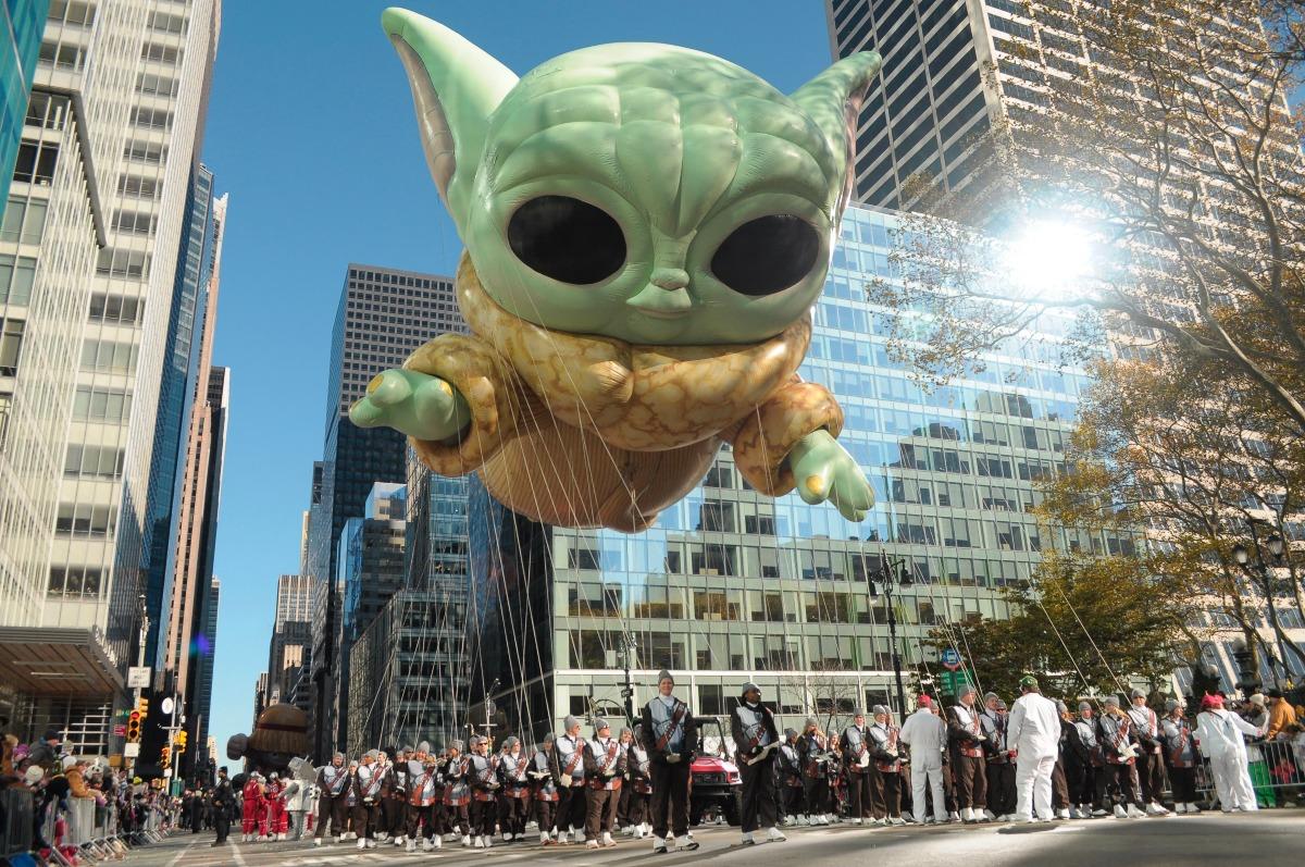 Grogu Macy's Thanksgiving Parade