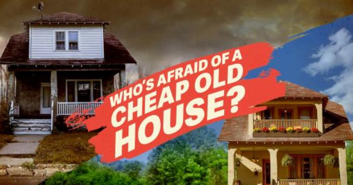 'Who's Afraid of a Cheap Old House?' official logo.