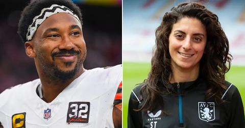 Myles Garrett and Serra Tumay in a side by side.