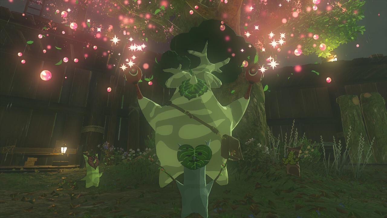 'Tears of the Kingdom' Hestu and other Koroks dancing.