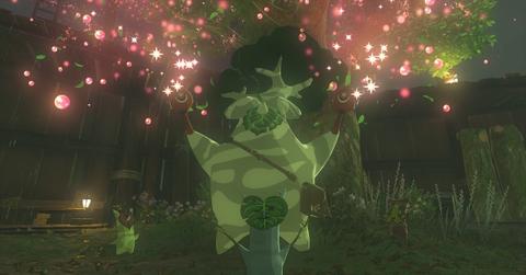 'Tears of the Kingdom' Hestu and other Koroks dancing.