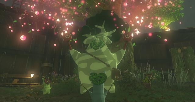 'Tears of the Kingdom' Hestu and other Koroks dancing.