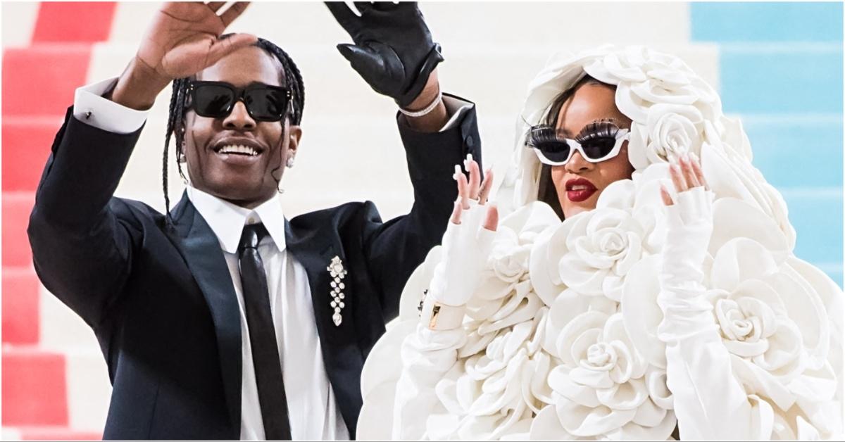 A$AP Rocky and Rihanna at a Met Gala together