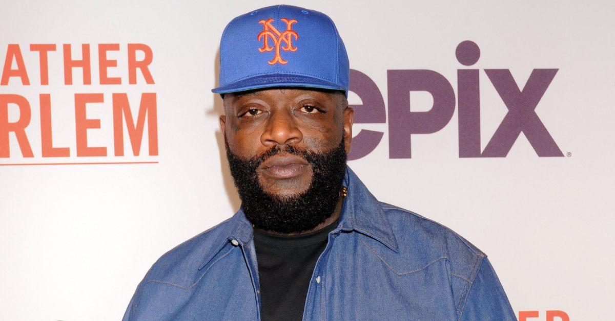 Rick Ross at the 'Godfather Harlem' screening