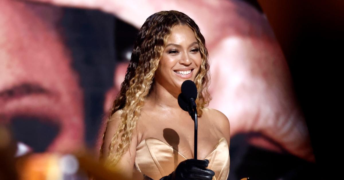 Beyonce Knowles-Carter accepts Best Dance/Electronic Music Album for “Renaissance” onstage during the 65th GRAMMY Awards at Crypto.com Arena on February 05, 2023 in Los Angeles, California.