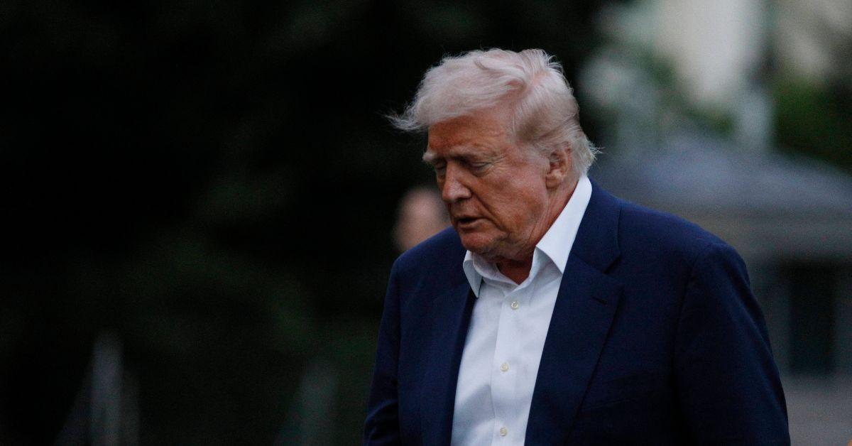 Donald Trump at the White House in May of 2025.