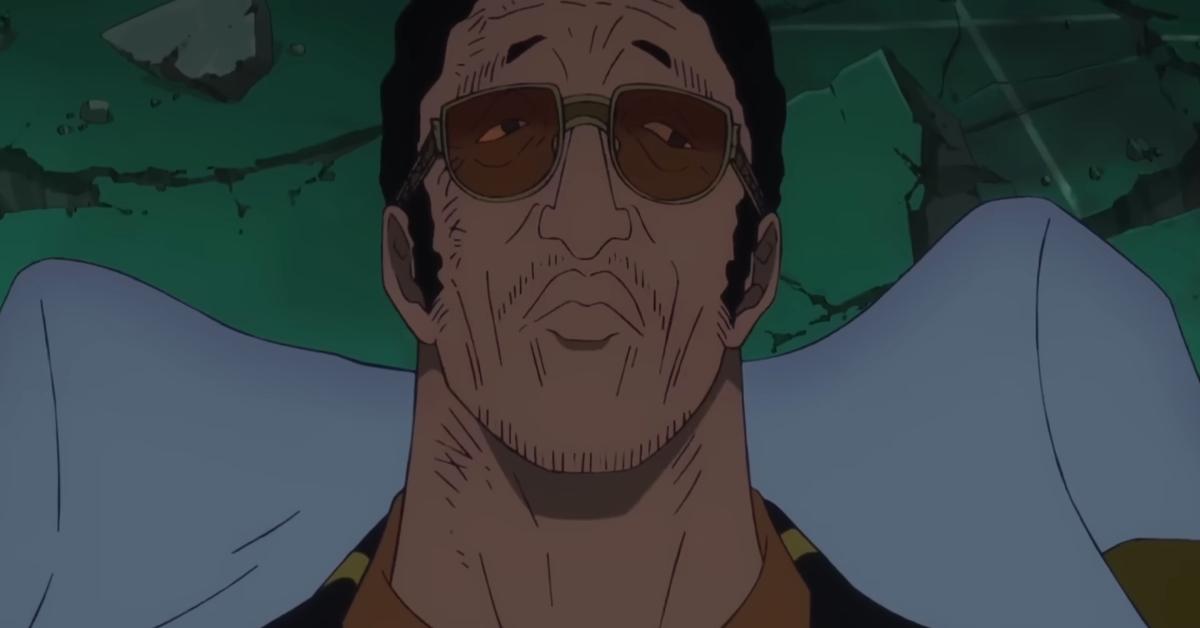 Kizaru from 'One Piece' watches Luffy wither from lack of food in Egghead Island