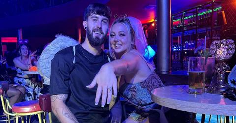 Jade Cline and Sean Austin during their wedding party on 'Teen Mom: Family Reunion.'