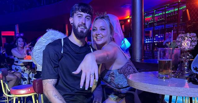 Jade Cline and Sean Austin during their wedding party on 'Teen Mom: Family Reunion.'