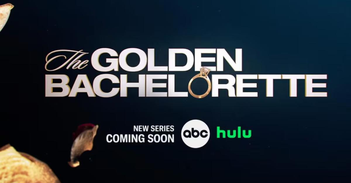 'The Golden Bachelorette' logo.