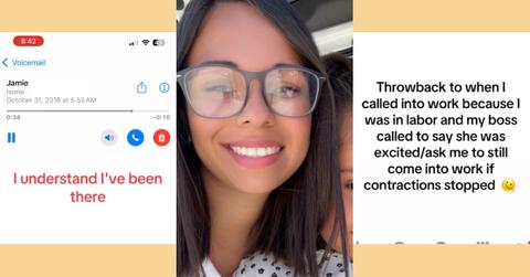 Boss Asks Woman if She Can Come to Work While in Labor