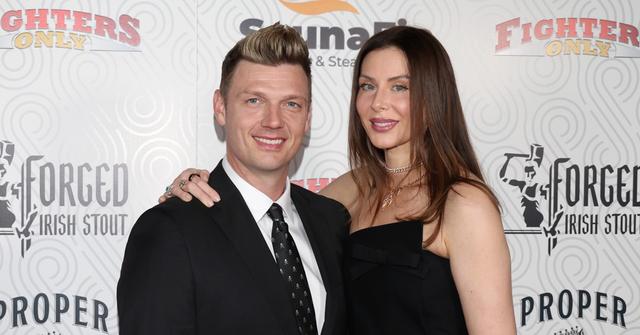 Nick and Lauren Carter at the 15th annual Fighters Only World Mixed Martial Arts Awards on Dec. 14, 2023
